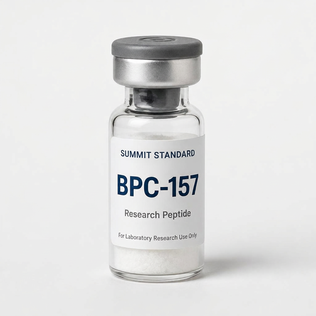 BPC-157 - 10mg vial with Summit Standard Research Supply label