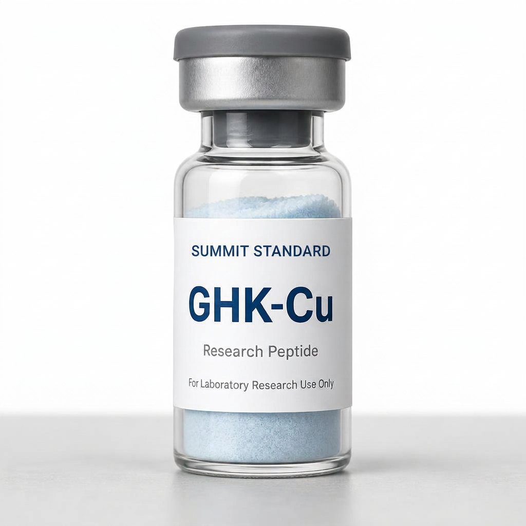 GHK-Cu - 50mg vial with Summit Standard Research Supply label